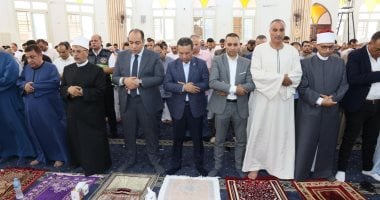 محافظ المنوفية يفتتح مسجد العمرى البحرى بعد إحلاله وتجديده بسلامون بحرى