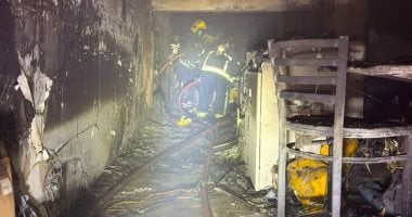 السيطرة على حريق مطبعة فى منطقة الموسكى