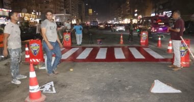 خطة متكاملة لتطوير محور العصار.. بدء تنفيذ ممر مشاة لخدمة المواطنين