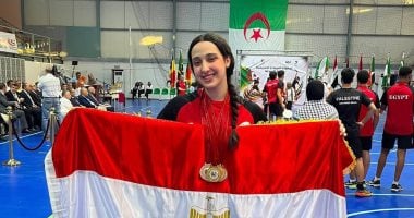 محافظ كفر الشيخ يهنئ بطلة مصر هنا الصيحى لحصدها 6 ميداليات ذهبية