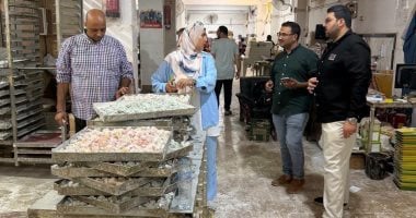 ضبط مصنع حلويات بدون ترخيص لتصنيع حلوى المولد فى المنوفية