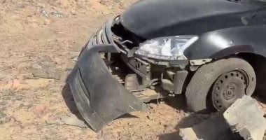 إصابة 5 أشخاص من أسرة واحدة فى انقلاب سيارة ملاكى بطريق غارب - الغردقة