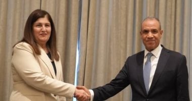 وزير الخارجية ووزيرة الدولة لشؤون الخارجية والمغتربين بفلسطين