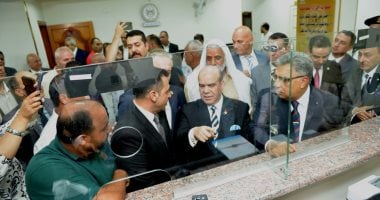 محافظ الدقهلية ومساعدا وزير العدل يفتتحان مكتب الشهر العقاري بقرية صهرجت الصغرى