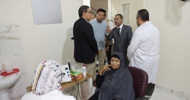 محافظ المنوفية يتفقد مبنى مستشفى الرمد الجديد ويتابع سير العمل