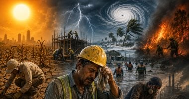 منظمة العمل العربية تكشف: 2.4 مليار عامل تحت تهديد التغيرات المناخية.. 250 مليار ساعة عمل مهددة بالفقدان سنويا.. خسائر المناخ تتجاوز 1.4 تريليون دولار.. والحرارة تسبب 22.85 مليون إصابة عمل و18.9 ألف وفاة سنويا