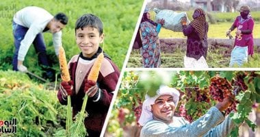 السعادة والرضا عنوان البهجة على وجوه أصحاب الإيد الشقيانة