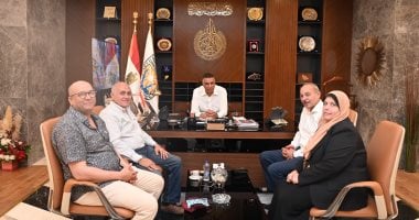 محافظ جنوب سيناء يستقبل رئيس جهاز تعمير سيناء ومدن القناة