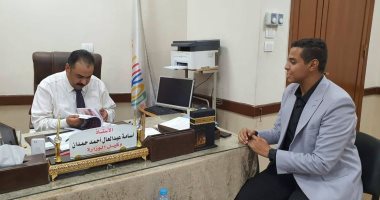 وكيل تعليم الأقصر يلتقي أمين اتحاد طلاب المرحلة الثانوية 