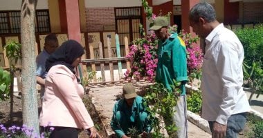 صيانة وتجميل مدارس الأقصر استعدادًا للعام الدراسي الجديد.. صور