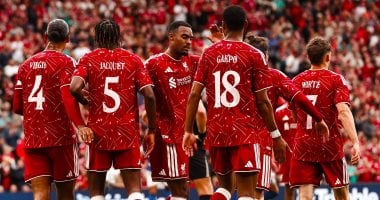 احتفال فريق ليفربول