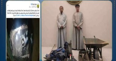 ضبط المتهمين بالتنقيب عن الآثار بسوهاج