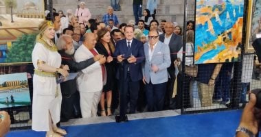 الأعلى للثقافة يقيم معرض ضفاف النيل تتجلى بالفن على ممشى أهل مصر