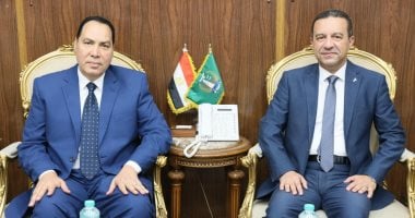 محافظ المنوفية يبحث سبل التعاون مع  مدير الأمن لدعم جهود التنمية