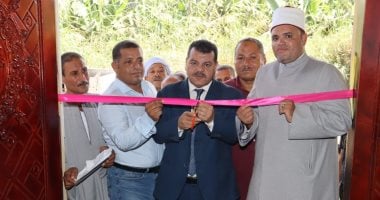 افتتاح مسجدي الرحمن والشهداء بسنّور والنويرة ببني سويف