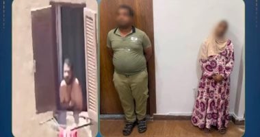 سيدة تصور جارها عار الجسد العلوى بالنافذة.. ويؤكد: حران