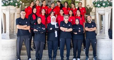 فوز منتخب ناشئات الكرة الطائرة على البحرين فى البطولة العربية بالأردن