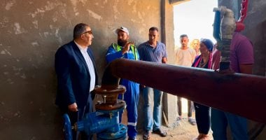 رئيس مياه القناة يتابع استكمال بوستر كسفريت الحمراء بالإسماعيلية