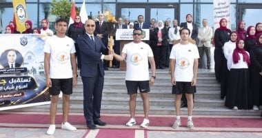 جامعة دمنهور تستقبل شعلة «أسبوع شباب الجامعات والمعاهد العليا»