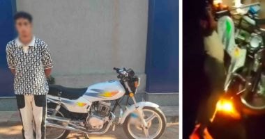 ضبط طالب لاستعراضه بدراجة نارية معرضاً حياته والمواطنين للخطر في الغربية