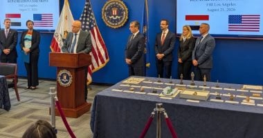 موقع أجنبى يبرز إعادة الفيدرالى الأمريكى 48 قطعة أثرية مهربة إلى مصر