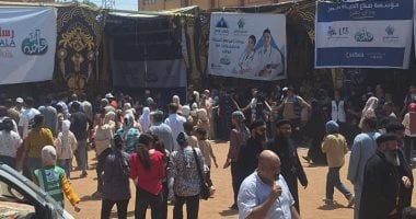 قافلة إيد واحدة للتحالف الوطني تصل قرية مسرع بأسيوط 
