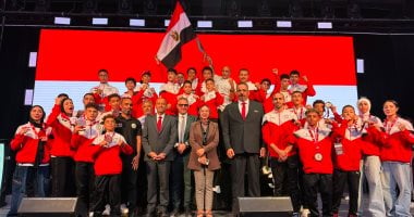 وزير الشباب والرياضة يهنئ أبطال منتخب مصر للمواي تاي بعد حصد 14 ميدالية بالبطولة العربية - اليوم السابع