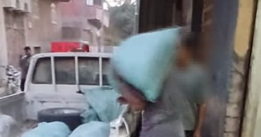 ضبط كمية من الدقيق المدعم قبل بيعه بالطرق غير الرسمية فى المنوفية