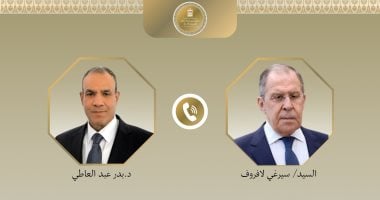 وزير الخارجية يبحث مع نظيره الروسى تطورات الأوضاع فى منطقة الشرق الأوسط