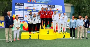 وزير الرياضة يهنئ أبطال الخماسى الحديث بعد إنجاز بطولة العالم تحت 15 سنة - اليوم السابع