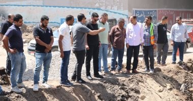 رئيس "مياه القليوبية" يوجه بسرعة إنهاء أعمال إصلاح خط مياه 630 مم بمركز طوخ