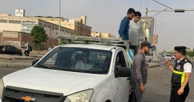 حملة مرورية مكبرة بالموقف الجديد فى العاشر من رمضان