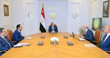 مطار القاهرة يستعد لقفزة تاريخية بمبنى جديد بطاقة 40 مليون راكب.. الرئيس السيسى يوجه بتعزيز مشاركة القطاع الخاص فى إدارة وتشغيل المطارات.. وإنشاء مناطق استثمارية حولها.. ورصد شكاوى المسافرين وسرعة التعامل معها
