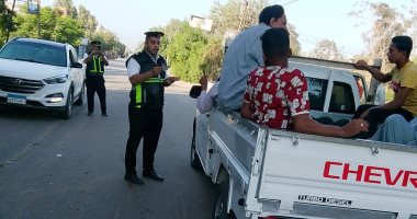 حملة مرورية مكبرة بمدن الشرقية لضبط الحركة المرورية