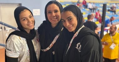 بعد سقوطها.. اللجنة الطبية بالأولمبية: نورا عصام بخير وتشجع زملائها بالمدرجات