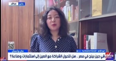 خبيرة صينية: توطين الصناعات ونقل التكنولوجيا يعززان التعاون مع مصر
