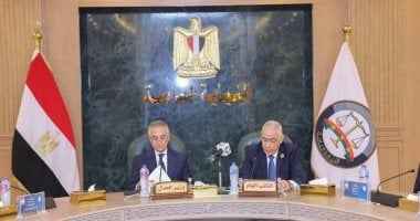 كلمة وزير العدل خلال استقباله بالنيابة العامة لتعزيز التعاون القضائى.. فيديو