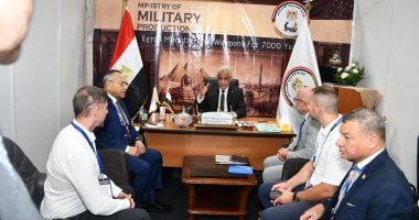 وزير الإنتاج الحربي يستقبل ممثلي عدة شركات بمعرض الدفاع بالبوسنة والهرسك