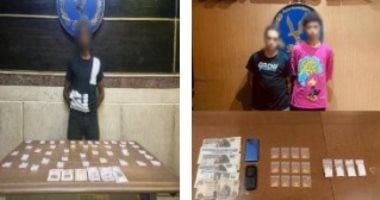 الداخلية تضبط 4 مدمنين يلقون حجارة على سيارة في الجيزة