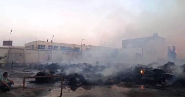 السيطرة علي حريق بمصنع كرتون بالعبور