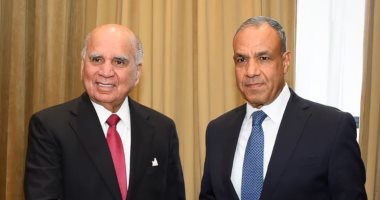 وزير الخارجية بدر عبد العاطي يستقبل نظيره العراقي