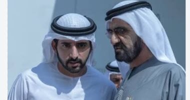 الشيخ محمد بن راشد ونجله حمدان 