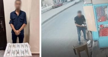 المتهم بسرقة كشك 