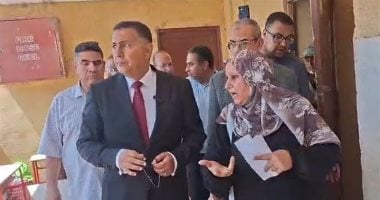 محافظ القليوبية خلال جولته أمس