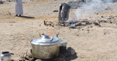 أعمال الطهي والتجهيز فى الصحراء