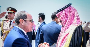 السيد الرئيس عبد الفتاح السيسي ووولى العهد محمد بن سلمان