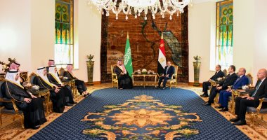  السيد الرئيس عبد الفتاح السيسي وولى العهد السعودى