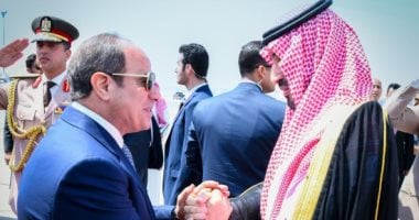 الرئيس السيسى يستقبل الأمير محمد بن سلمان