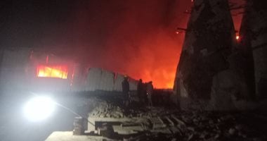الحريق فى الغربية 