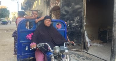 سيدة التروسيكل بالفيوم